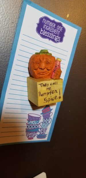 Pumpkin Carving Magnet